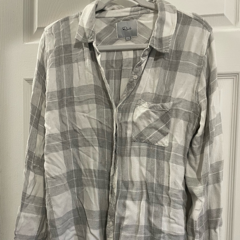 Rails Grey Flannel